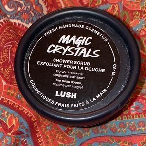 Lush magic crystals shower scrub